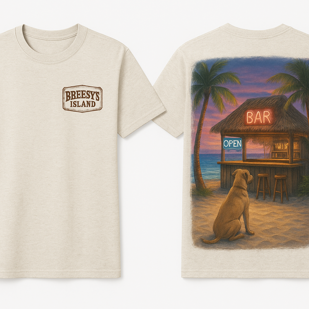Breesy's Island Tiki Bar Tee